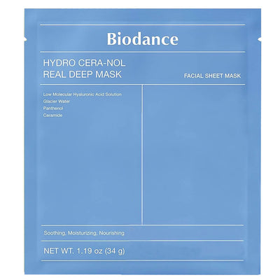 Biodance Hydro Cera - Nol Real Deep Mask Гидрогелевая маска с церамидами 34 ml - DYBEAUTY