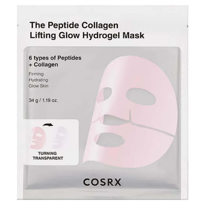 COSRX The Peptide Collagen Lifting Glow Hydrogel Mask (34 ml) – Produktbild
