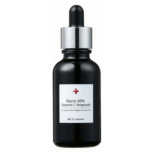 CUSKIN Dr.Solution Niacin 20% Vitamin C Ampoule Ампула для ровного тона с ниацинамидом 30 ml - DYBEAUTY