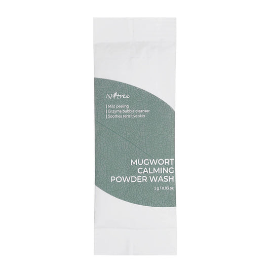 IsNtree Mugwort Calming Powder Wash Энзимная пудра с полынью в саше 1 gr - DYBEAUTY