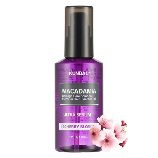 KUNDAL Macadamia Hair Serum, Cherry Blosom Сыворотка масло для волос 100ml - DYBEAUTY