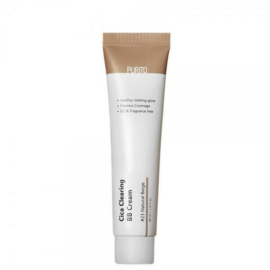 Purito Cica Clearing BB cream №23 BB - крем для чувствительной кожи с экстрактом центеллы 30ml - DYBEAUTY
