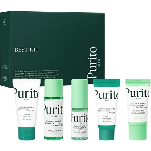 PURITO Seoul Best Kit Успокаивающий набор с центеллой - DYBEAUTY