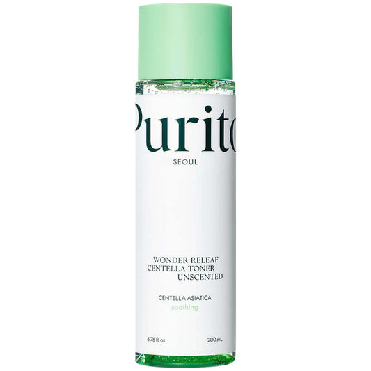Purito Seoul Wonder Releaf Centella Toner Unscented Безмасляный тонер с центеллой 200 ml - DYBEAUTY