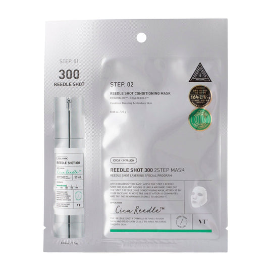 VT Cosmetics Reedle Shot 300 2Step Mask Двухфазная маска с микроиглами - DYBEAUTY