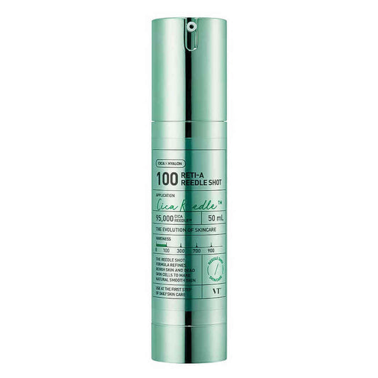 VT Cosmetics Reti A Reedle Shot 100 Бустер - сыворотка с микроиглами и ретинолом VT 50 ml - DYBEAUTY