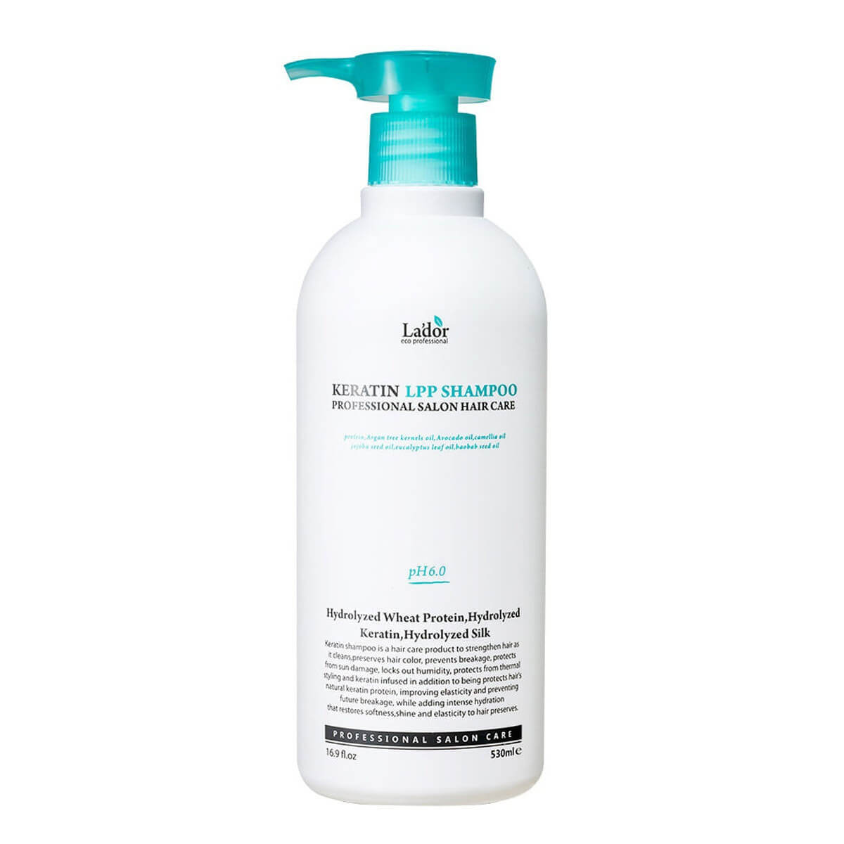 La’dor Keratin LPP Shampoo Шампунь без силикона с комплексом натуральных аминокислот 530ml