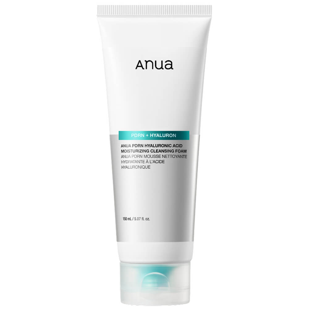 Anua PDRN Hyaluronic Acid Moisturizing Cleansing Foam Milder Reinigungsschaum mit PDRN, 150 ml