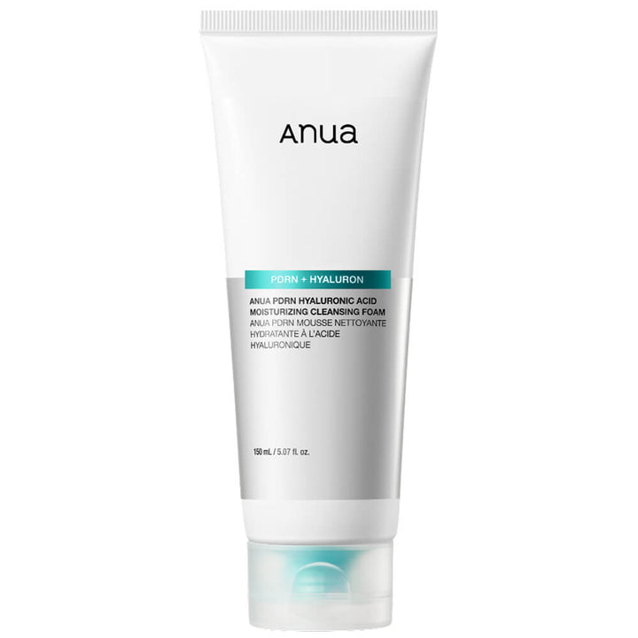 Anua PDRN Hyaluronic Acid Moisturizing Cleansing Foam Milder Reinigungsschaum mit PDRN, 150 ml
