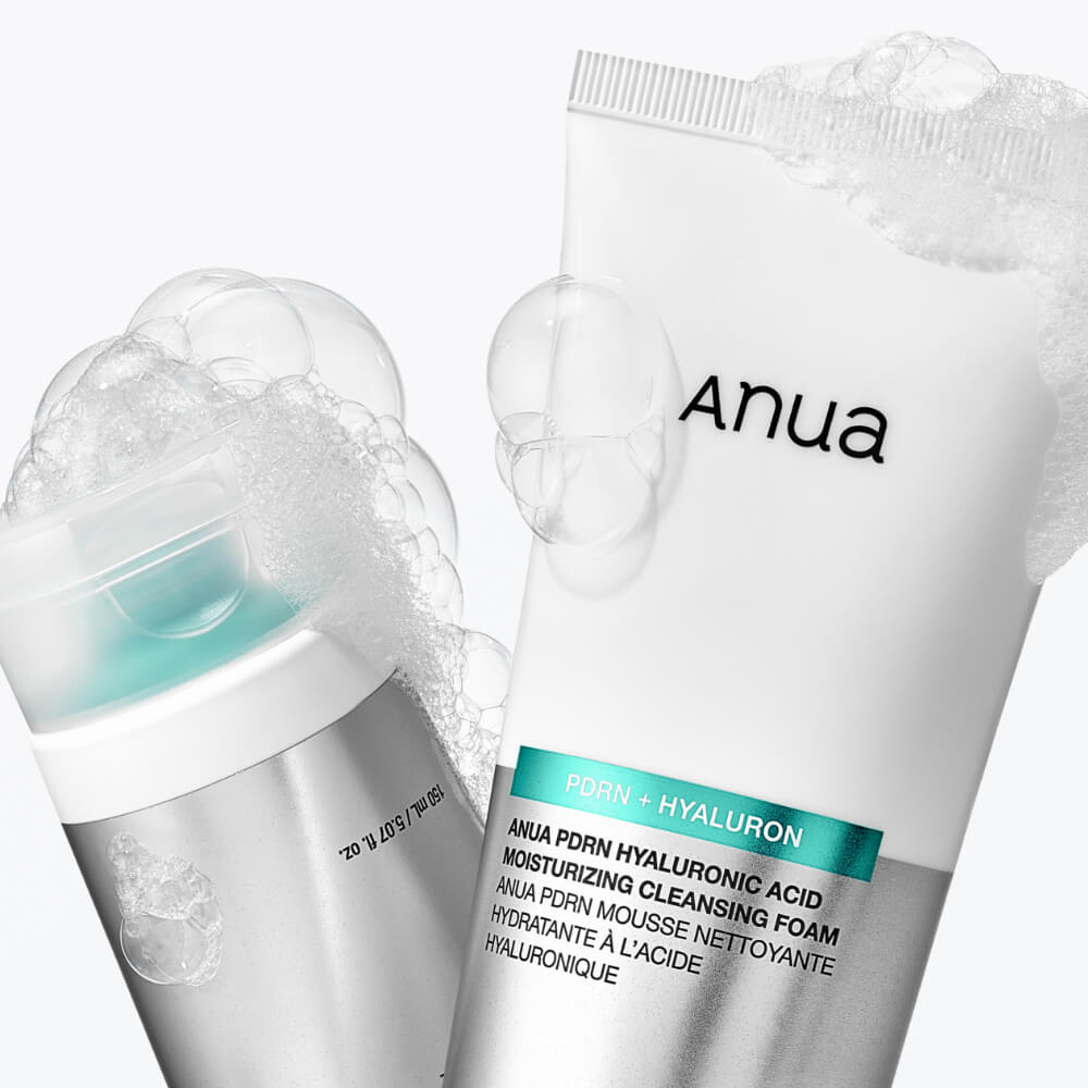 Anua PDRN Hyaluronic Acid Moisturizing Cleansing Foam Milder Reinigungsschaum mit PDRN, 150 ml, Bild 2