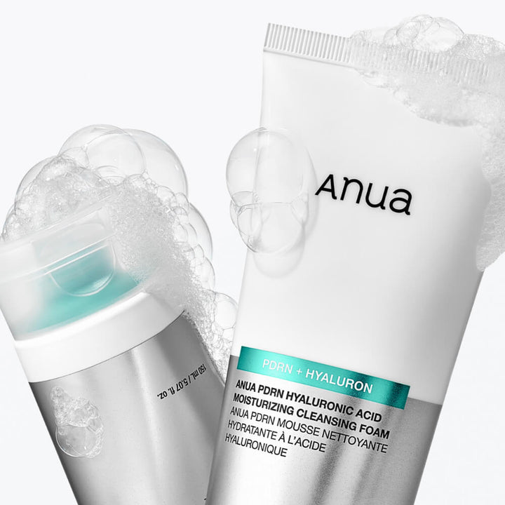 Anua PDRN Hyaluronic Acid Moisturizing Cleansing Foam Milder Reinigungsschaum mit PDRN, 150 ml, Bild 2
