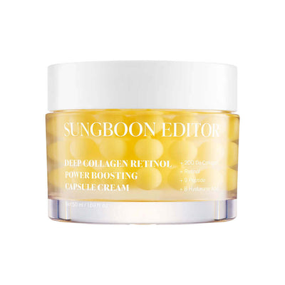 Sungboon Editor Deep Collagen Retinol Power Boosting Capsule Cream Kapselcreme mit Retinol 50 ml