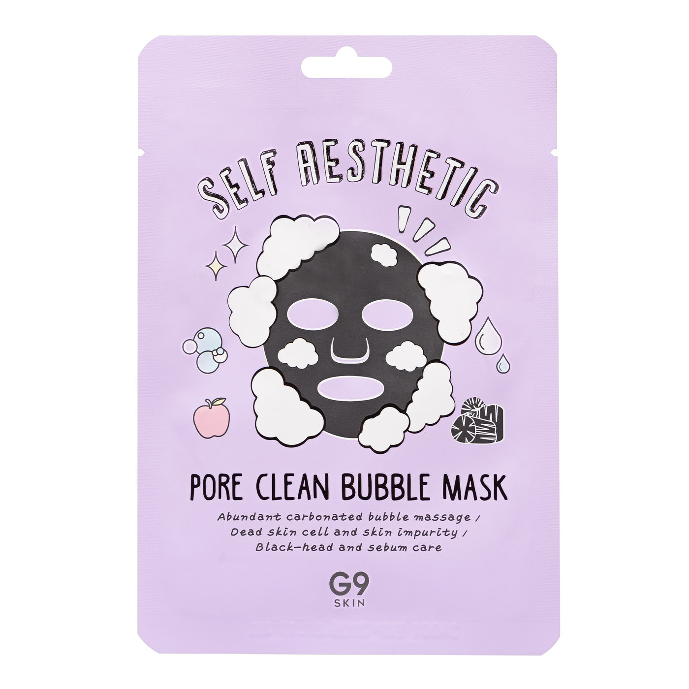 G9 Skin Self Aesthetic Pore Clean Bubble Mask Пузырьковая маска для глубокого очищения пор