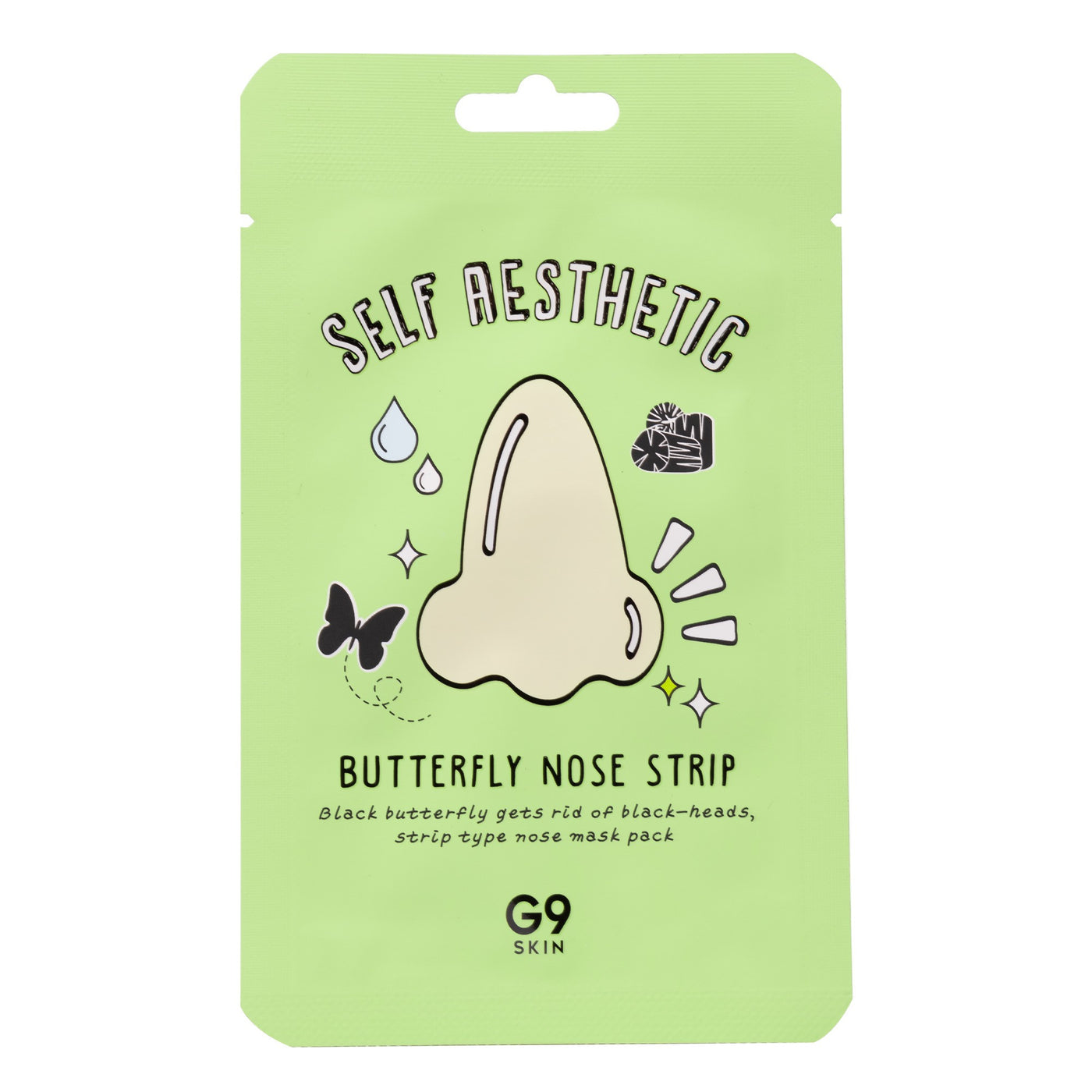 G9 Skin Self Aesthetic Butterfly Nose Strip Патчи  от черных точек