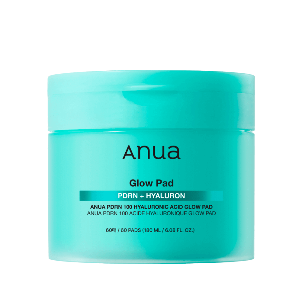 Anua PDRN 100 Hyaluronic Acid Glow Pad Увлажняющие пэды с ПДРН и гиалуроновой кислотой 60 шт
