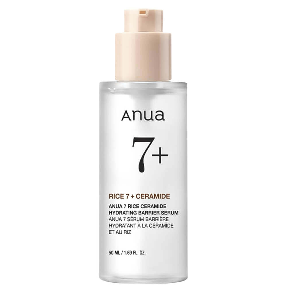 Anua Rice 7 Ceramide Hydrating Barrier Serum Сыворотка для сияния кожи с рисом 50 ml