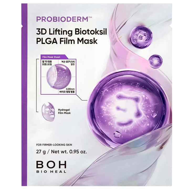 BIOHEAL BOH Probioderm 3D Lifting Biotoksil PLGA Film Mask Hydrogel-Liftingmaske mit Bio-Fäden 27 g