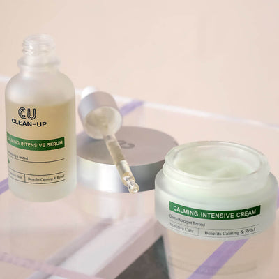 CUSKIN Clean-Up Calming Intensive Serum Intense Anti-cold Cream with Vitamin K 30 ml