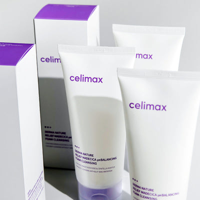 Celimax Derma Nature Relief Madecica pH Balancing Foam Cleansing Слабокислотная очищающая пенка 150ml
