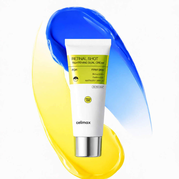 Celimax The Vita-A Retinal Shot Tightening Dual Cream Straffende Doppelcreme mit Retinal und Peptiden, 50 ml, Bild 3