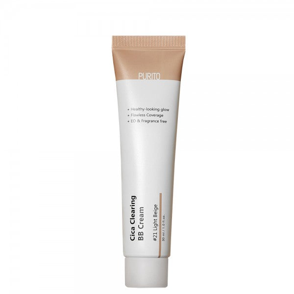 Purito Cica Clearing BB cream №21 BB-крем для чувствительной кожи с экстрактом центеллы 30 ml