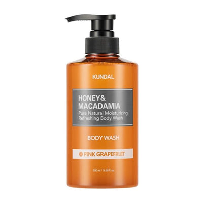 KUNDAL Honey & Macadamia Pure Body Wash, Pink Grapefruit Duschgel 500ml
