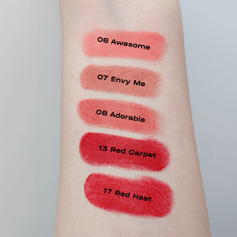 Rom&nd - Zero Matte Lipstick - Matte Lipstick - 17 Red Heat Помада с нежной кремовой текстурой