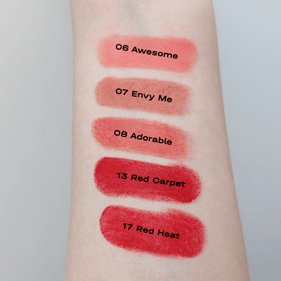 Rom&nd - Zero Matte Lipstick - Matte Lipstick - 17 Red Heat Помада с нежной кремовой текстурой