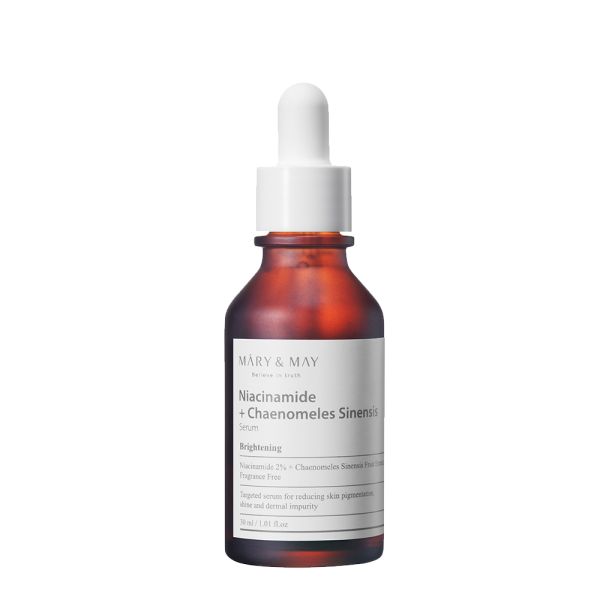 MARY & MAY Niacinamide + Chaenomeles Sinensis Serum Сыворотка для осветления кожи 30ml