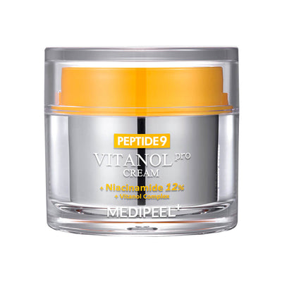 MEDIPEEL Peptide 9 Vitanol PRO Cream Лифтинг-крем с пептидами и 12% ниацинамида для ровного тона 50 ml