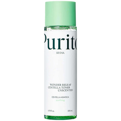 Purito Seoul Wonder Releaf Centella Toner, unparfümierter, ölfreier Toner mit Centella (200 ml)