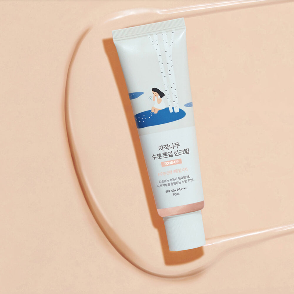 Round Lab Birch Juice Moisturizing Tone-Up Sunscreen SPF50+ PA++++ Тонирующий солнцезащитный крем 50 ml