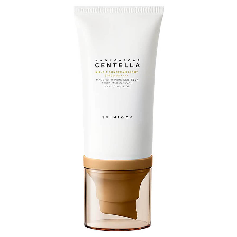 SKIN1004 Madagascar Centella Air-Fit Suncream Light SPF30 PA++++ Солнцезащитный крем с центеллой 50 ml