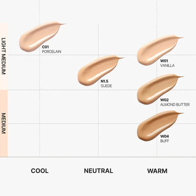 TFIT Layering Fit Glow Cushion EX SPF50+ PA++++ W01 Vanilla Тональный кушон с сияющим финишем