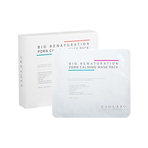 USOLAB+ Bio Renaturation PDRN Calming Mask Pack Тканевая маска с PDNR