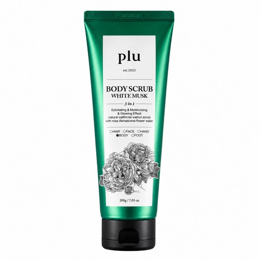 Plu Body Scrub White Musk, Körperpeeling 200 g