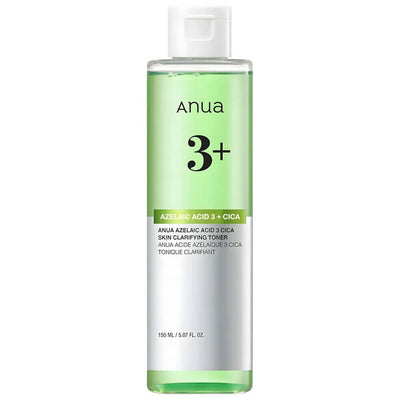 Anua Azelaic Acid 3 Cica Skin Clarifying Toner Тонер с 3% азелаиновой кислоты и центеллой 250 ml - DYBEAUTY