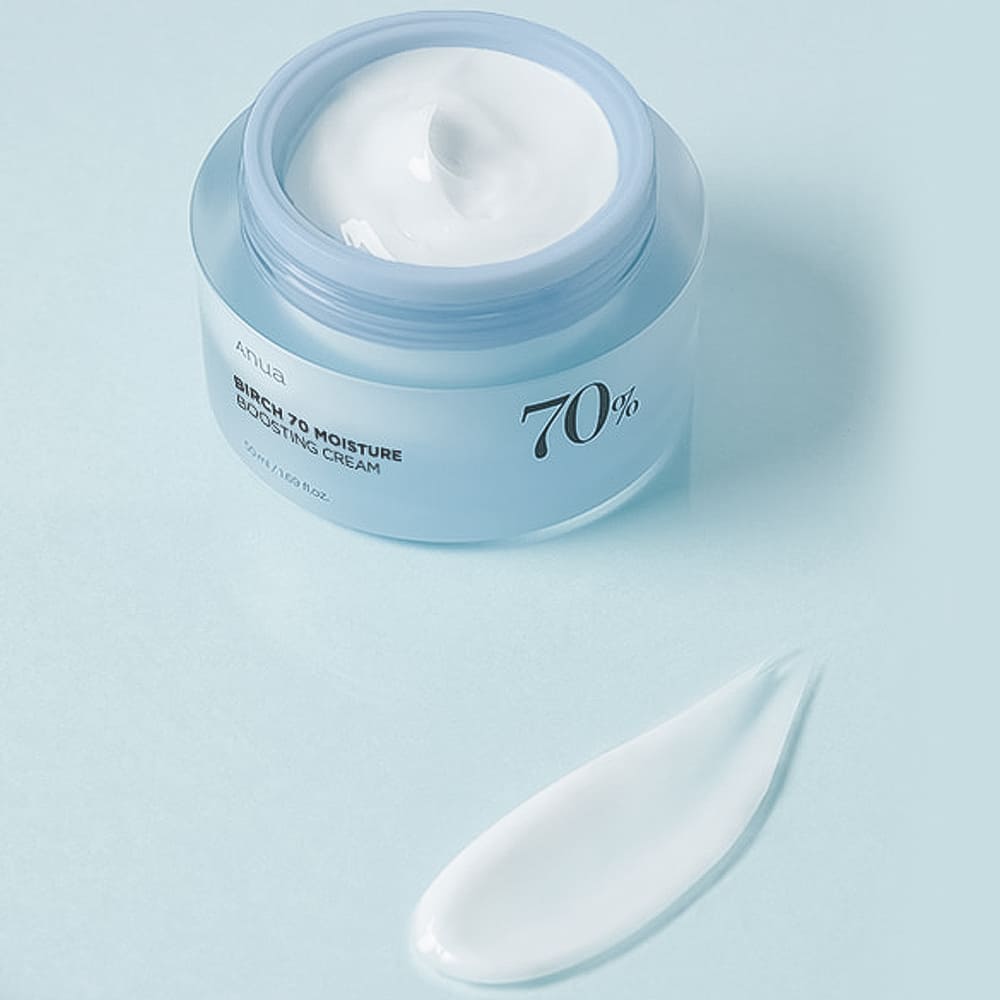 Anua Birch 70% Boosting Cream Moisture Успокаивающий крем с берёзовым соком 50 ml - DYBEAUTY