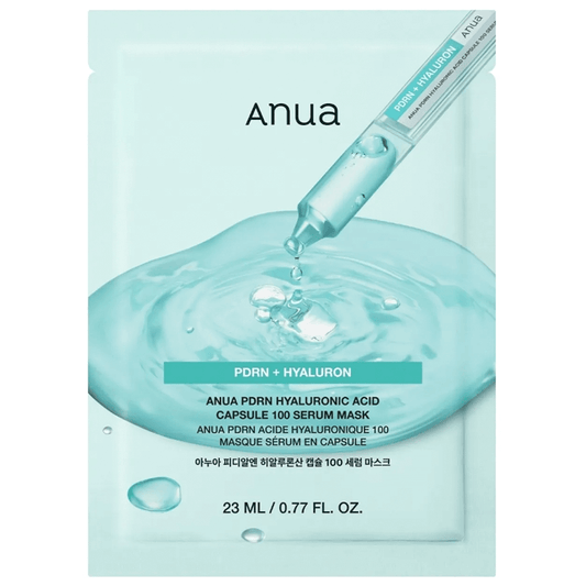 Anua PDRN Hyaluronic Acid Capsule 100 Serum Mask Sheet 23 ml - DYBEAUTY