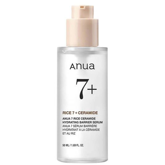 Anua Rice 7 Ceramide Hydrating Barrier Serum Сыворотка для сияния кожи с рисом 50 ml - DYBEAUTY