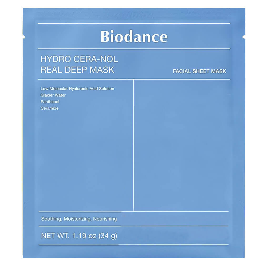 Biodance Hydro Cera - Nol Real Deep Mask Гидрогелевая маска с церамидами 34 ml - DYBEAUTY