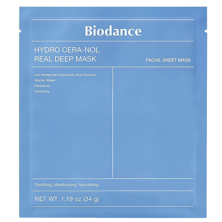 Biodance Hydro Cera - Nol Real Deep Mask Гидрогелевая маска с церамидами 34 ml - DYBEAUTY