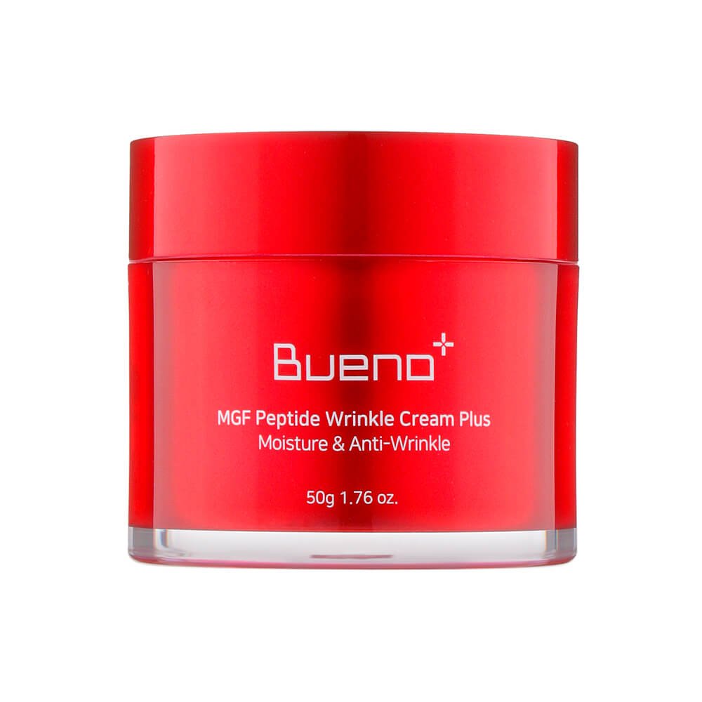 Bueno MGF Peptide Wrinkle Cream Plus 50 g, Premium Anti-Falten-Gesichtscreme mit Stammzellen und Peptiden – Produktbild