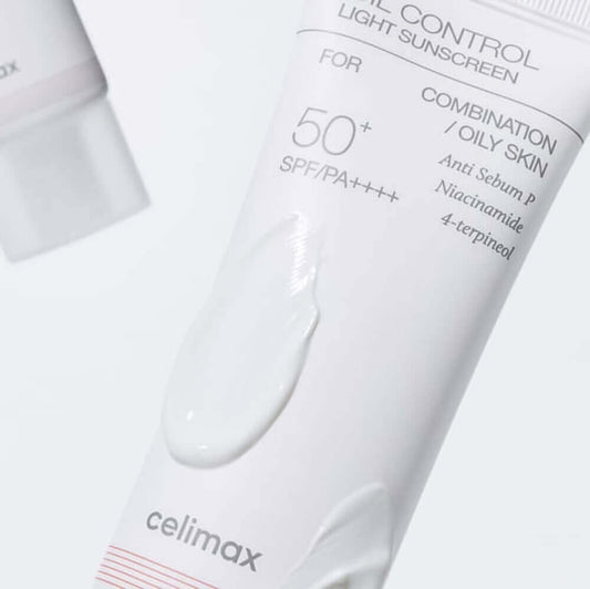 Celimax Oil Control Light Sunscreen SPF50+ PA++++ Лёгкий солнцезащитный крем для жирной кожи 40 ml - DYBEAUTY