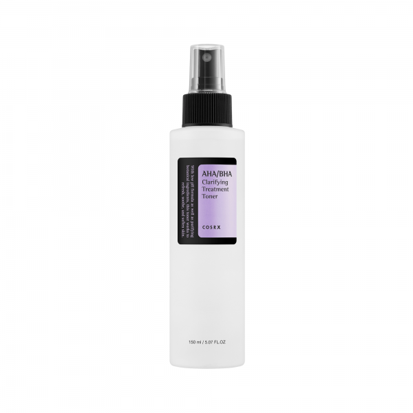 COSRX AHA/BHA CLARIFYING TREATMENT TONER Лечебный тонер - спрей для лица с кислотами 150ml - DYBEAUTY