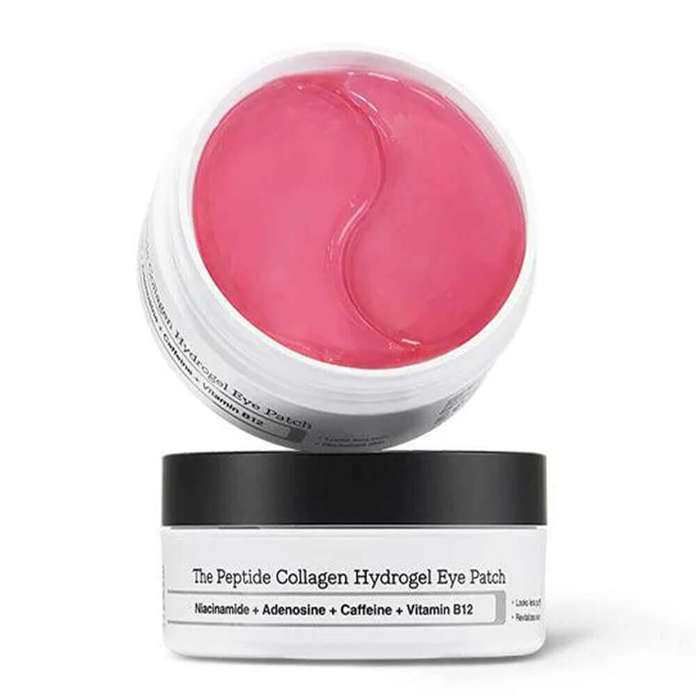 COSRX The Collagen Hydrogel Eye Patch Осветляющие гидрогелевые патчи для глаз 60 шт - DYBEAUTY