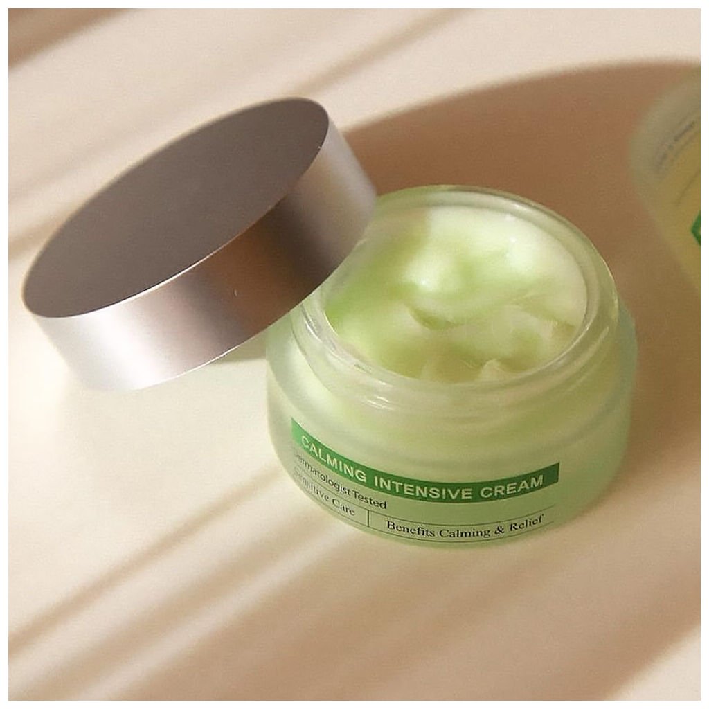 CUSKIN Clean - Up Calming Intensive Cream Успокаивающий крем с витамином K 30 ml - DYBEAUTY