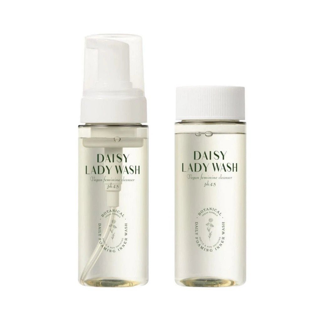CUSKIN Dr. Solution Daisy Lady Wash 150ml + Refill150ml Пенка для интимной гигиены +запасной блок - DYBEAUTY