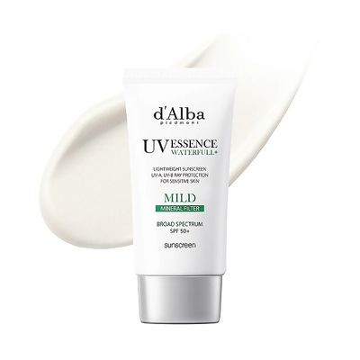 d’Alba Waterfull Mild Sun Cream SPF50+ PA++++ Солнцезащитный крем для чувствительной кожи 50 ml - DYBEAUTY