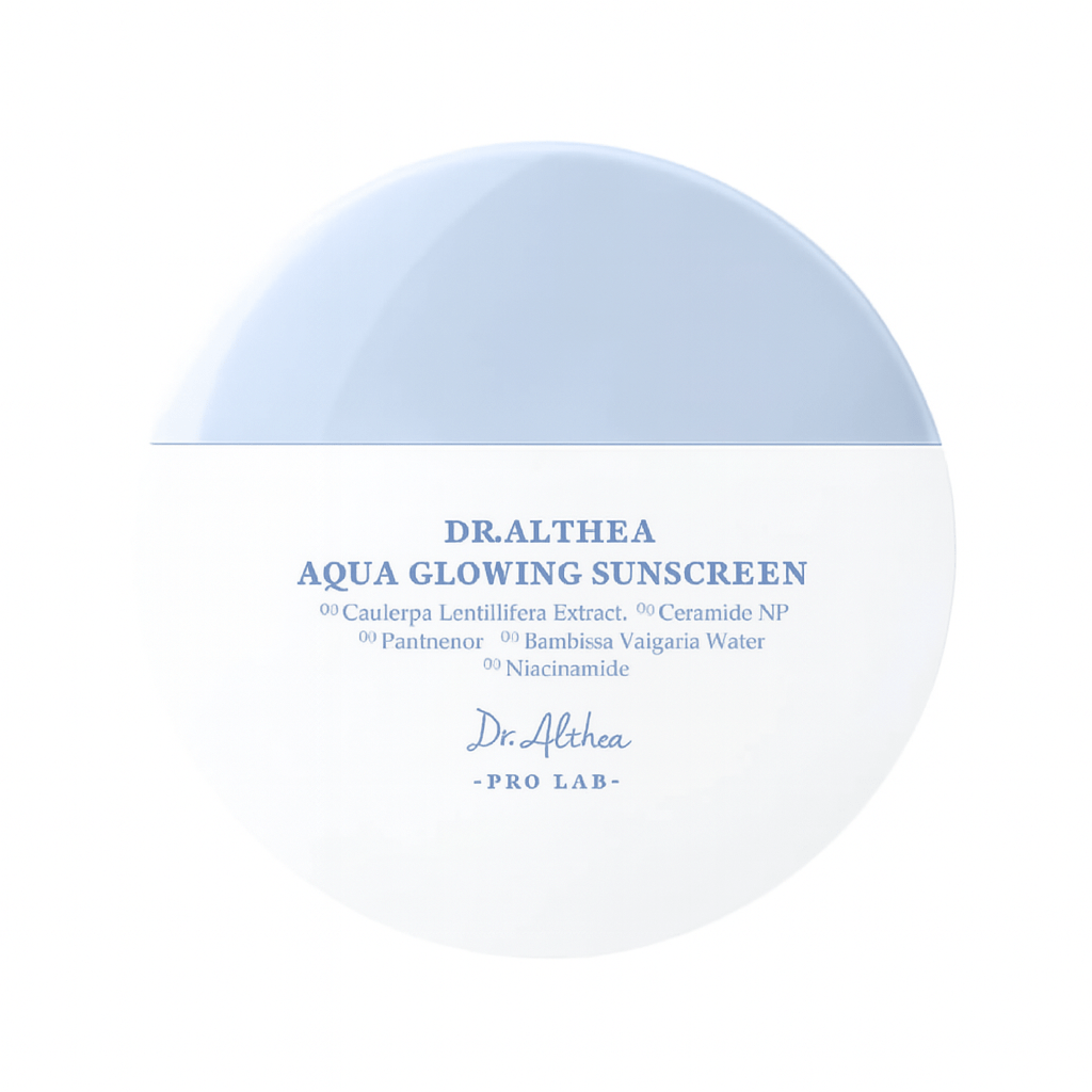 Dr.Althea Aqua Glowing Sunscreen SPF50+ PA++++Увлажняющий солнцезащитный крем 45 ml - DYBEAUTY